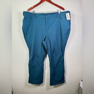 Duluth Flexpedition Fleece Women’s Plus NWT Size 24Wx29 Meteor Blue Hiking Pants